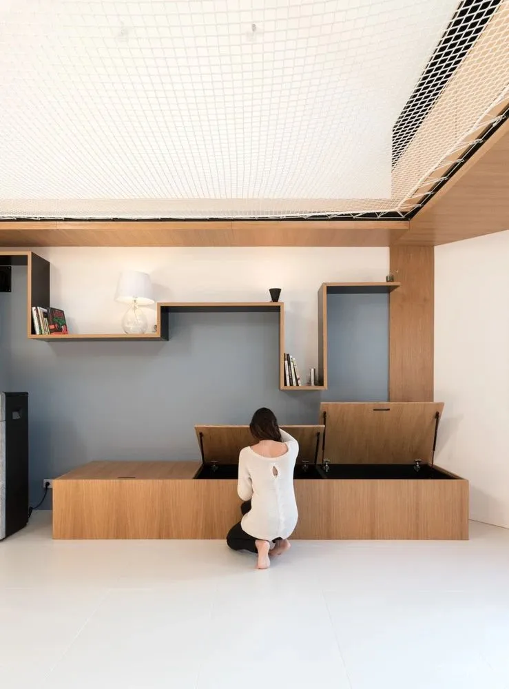 老宅改造, 集成木柜做收纳实用又美观