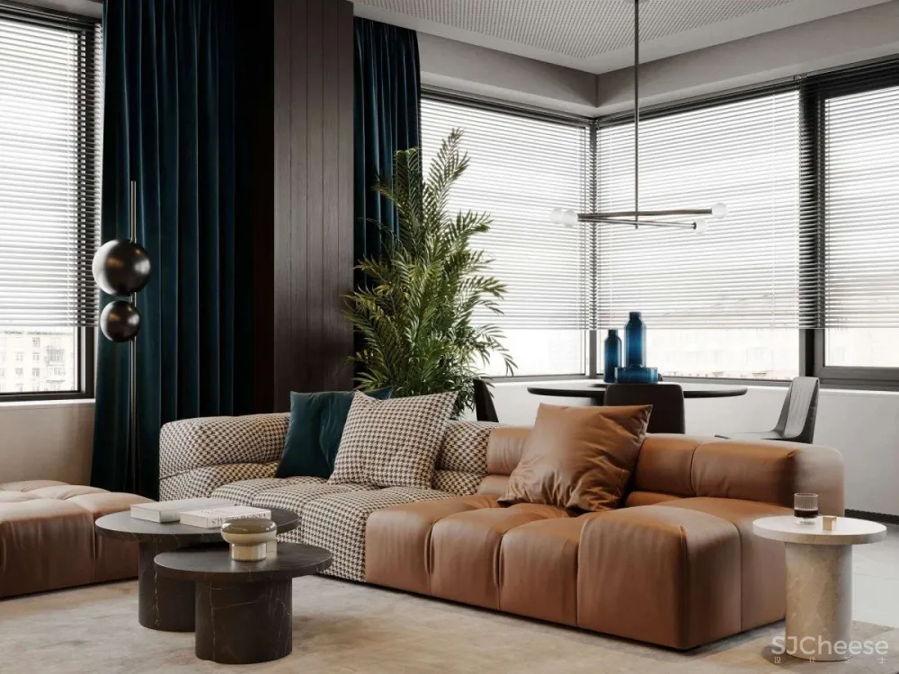 撞色高级灰私宅,彰显极简生活的至高美学!