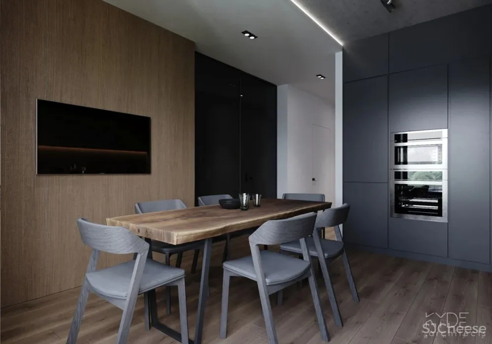 黑白灰 原木,超有格调的简约设计!