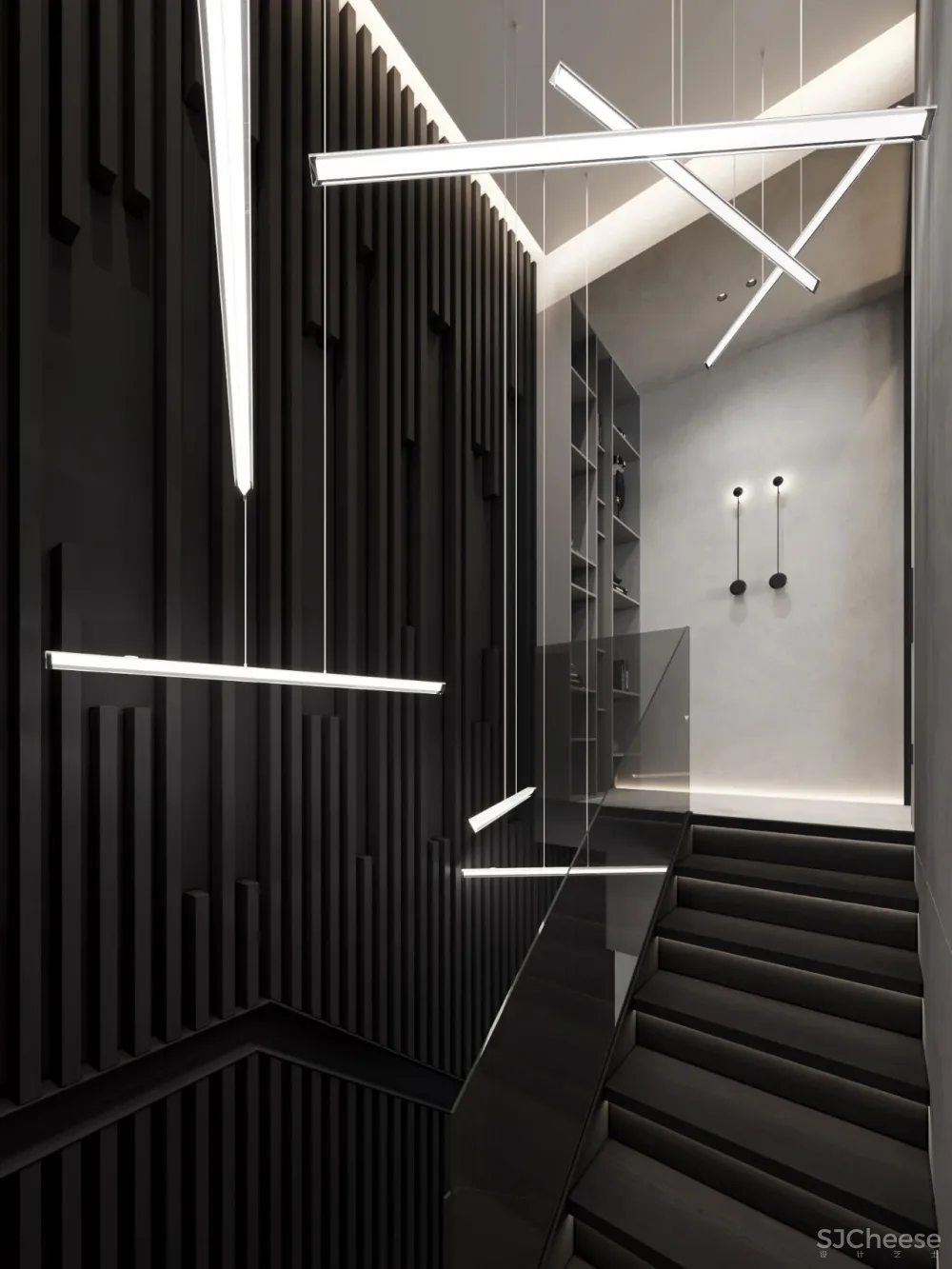 147㎡带露台的顶层复式 高级灰,气场一流!