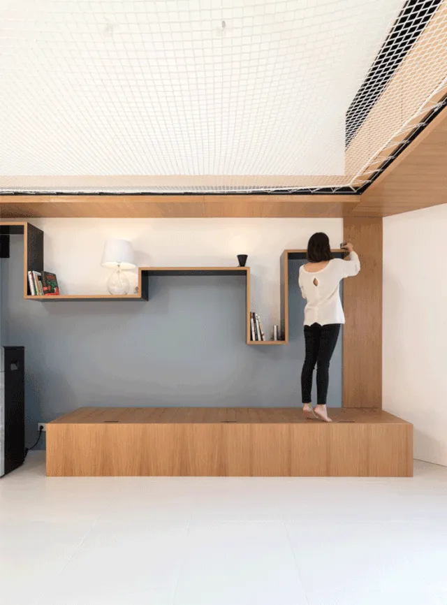 老宅改造, 集成木柜做收纳实用又美观
