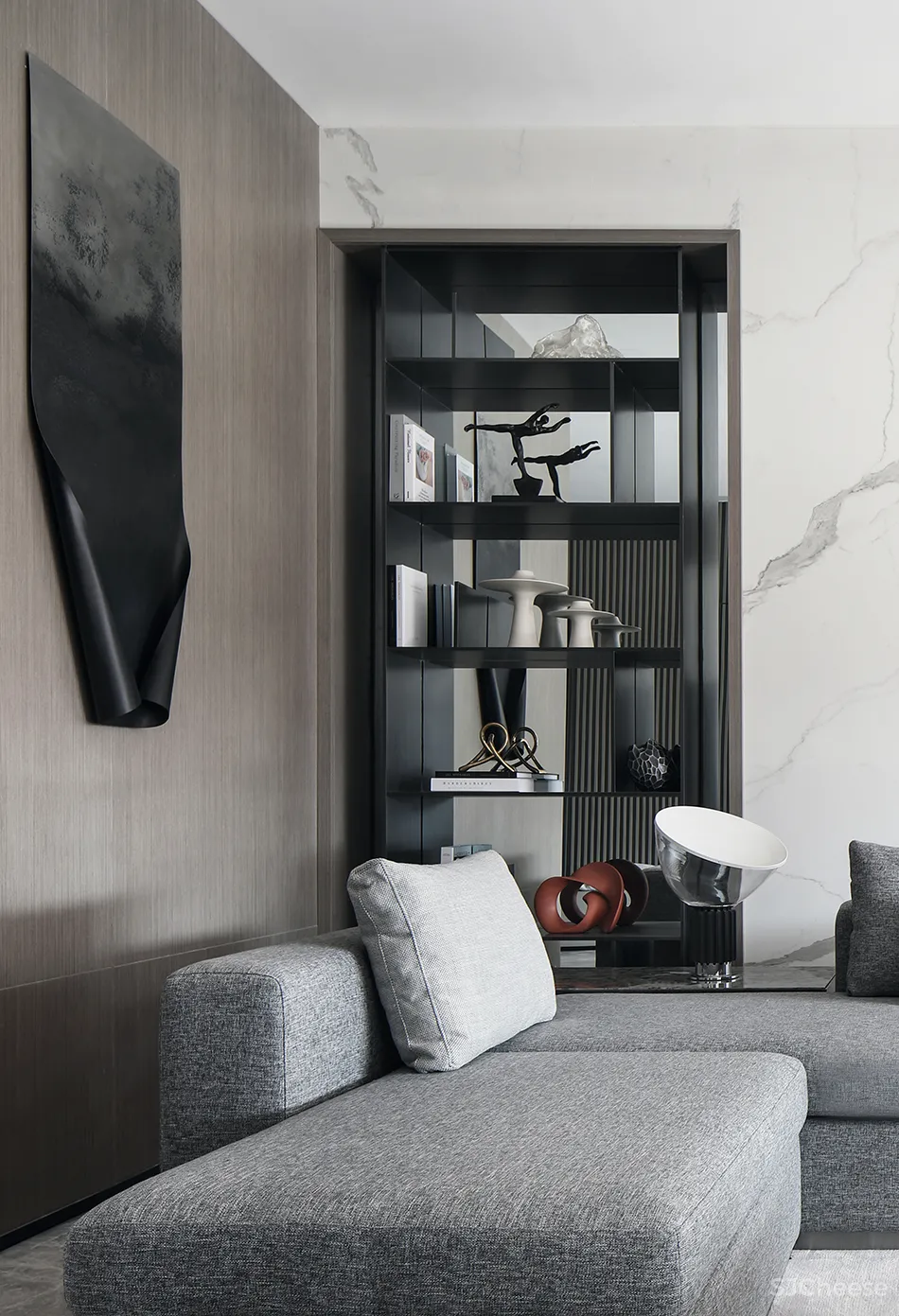 200㎡简雅高级灰，气质非凡的设计格调！