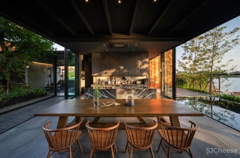 曼谷570㎡临湖别墅 WARchitect Studio