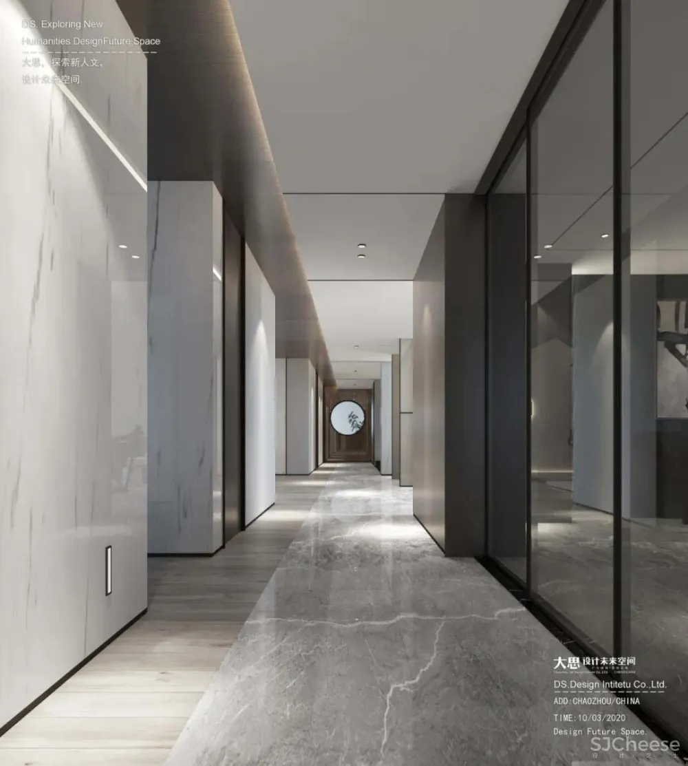 大思设计 | 虚致吉祥-极简新中别墅