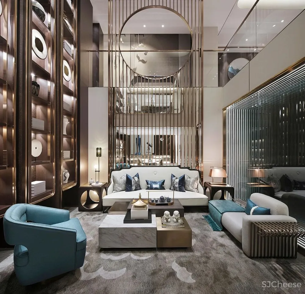 530㎡联排别墅,超美还是新中式!