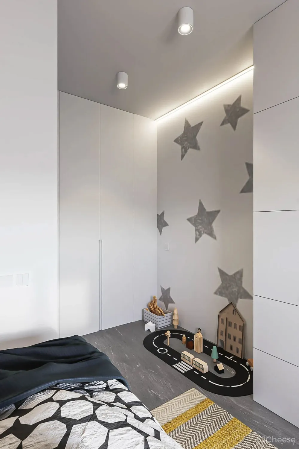 大理石与木材结合,让家更有质感!