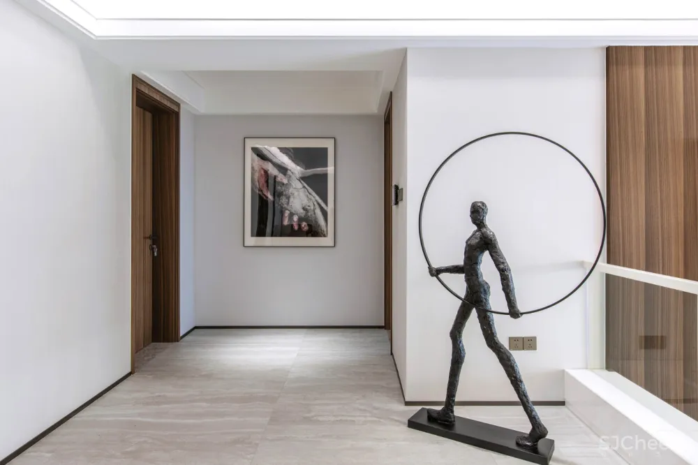 洛辰设计|星河丹堤私人府邸:依山湖林海而居 简单纯净是家应有的气质