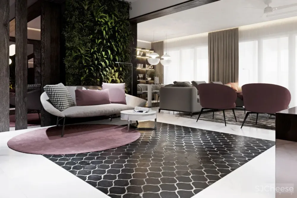 100个·轻奢系客厅设计