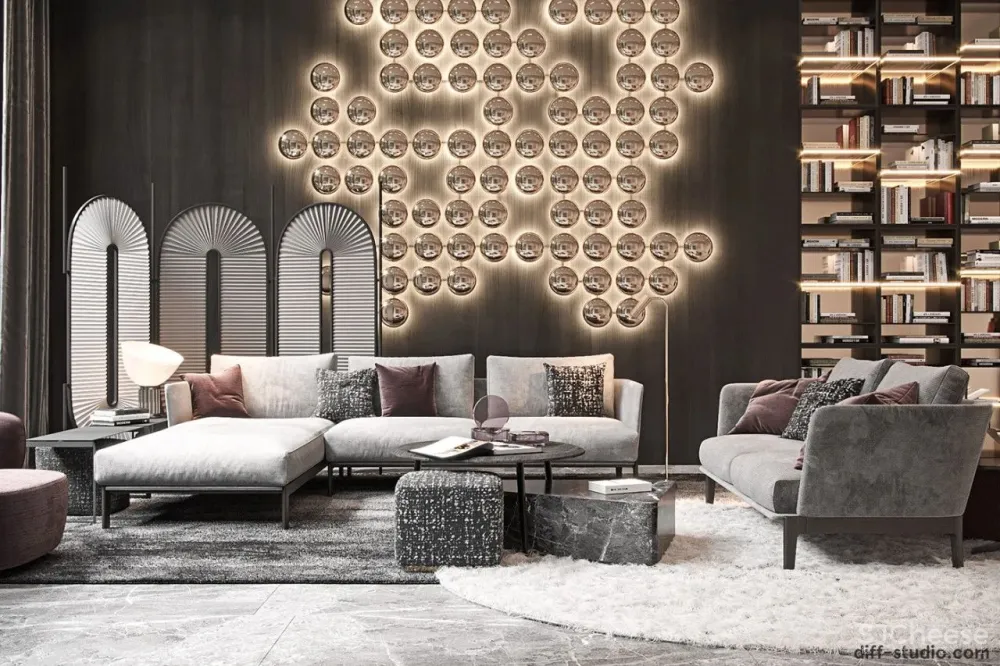 Diff新作 北京轻奢私宅,质感满分!