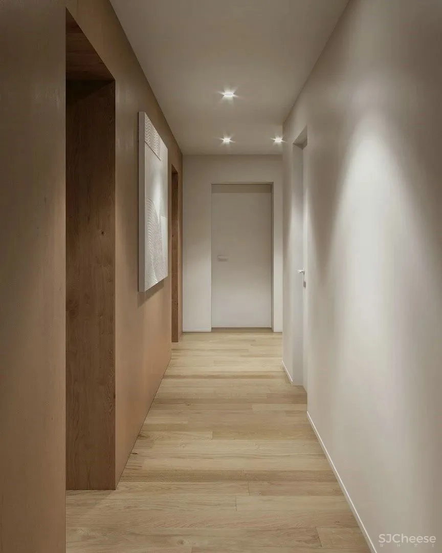 白墙太单调,用水磨石做墙面更显精致