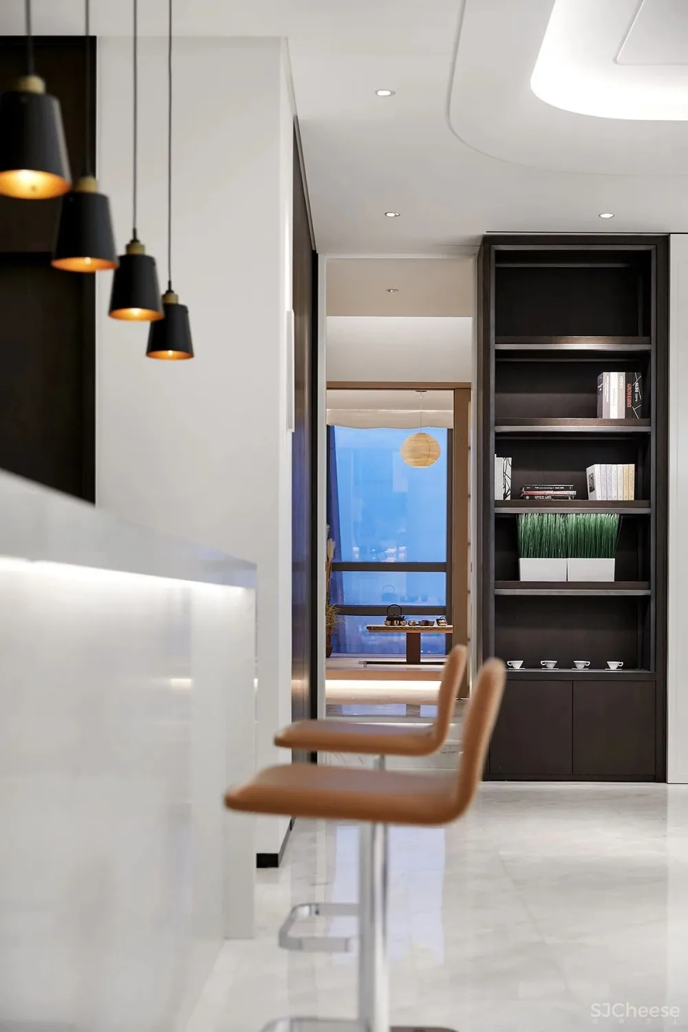 【中赫设计】天空之镜 宁波财富中心天际会所