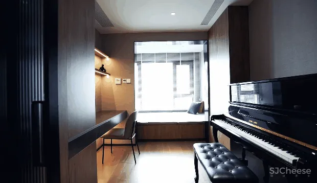 建筑师与老师的190㎡叠墅,一家四口,简单黑白灰,打造极简品质空间。