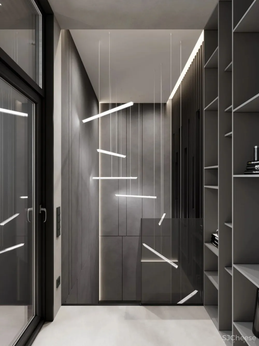 147㎡带露台的顶层复式 高级灰,气场一流!