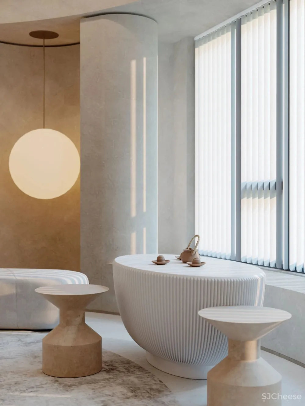 现代设计美学撞上侘寂风,演绎自然的设计美学!