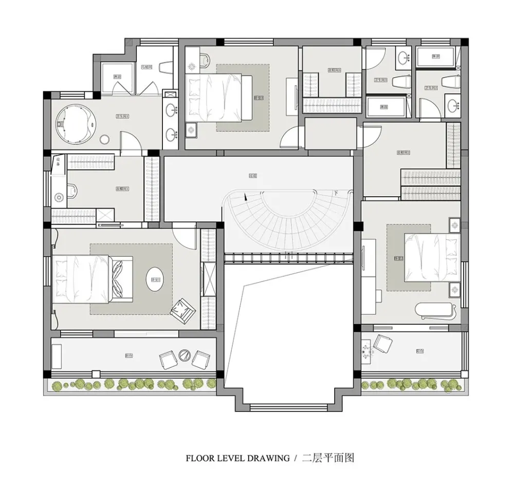 首发 I 700㎡私人别墅,超美的色彩设计!