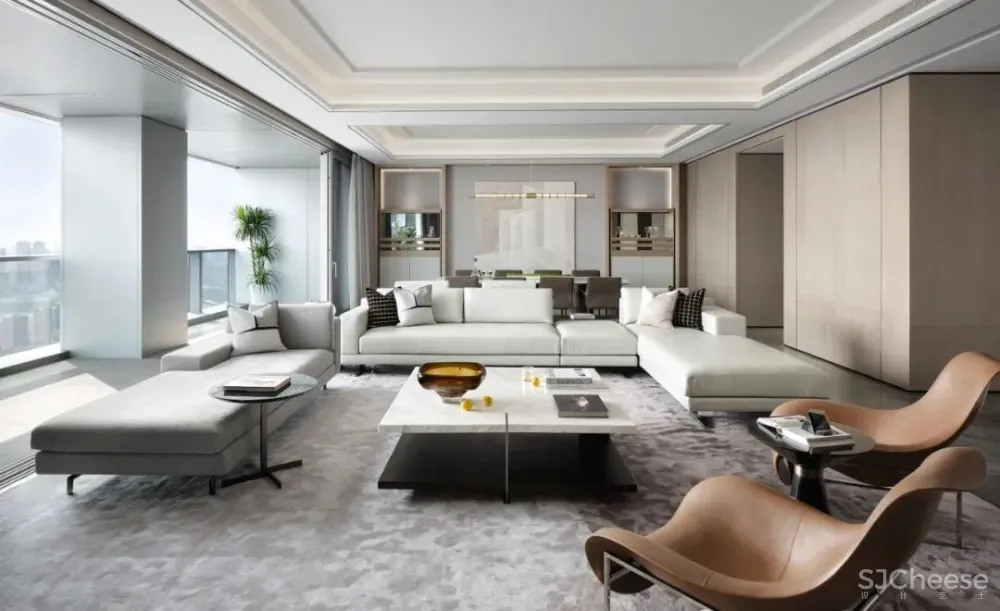 梁志天-梁景华硬装 葛亚曦软装 深圳侨城一号顶级豪宅 A户型304㎡E户型248㎡