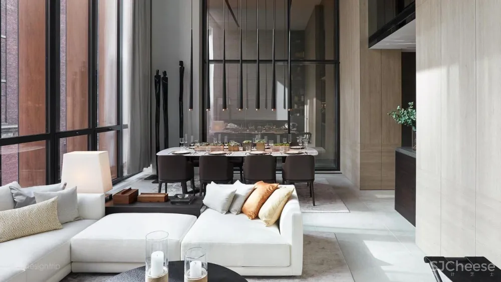 100个·轻奢系客厅设计