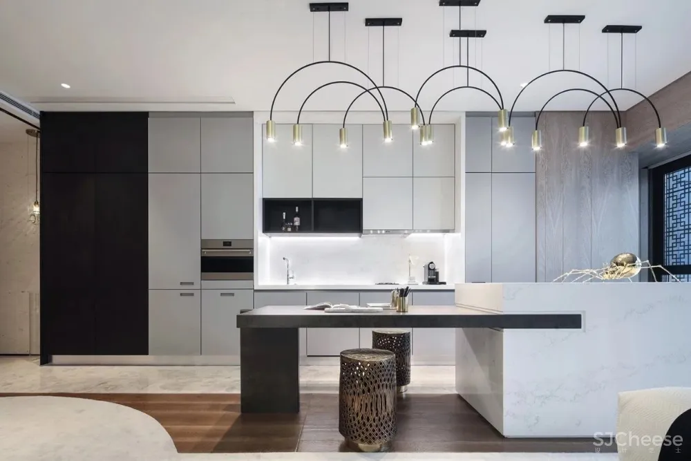 三套轻奢风豪宅样板房,细节成就高品质!