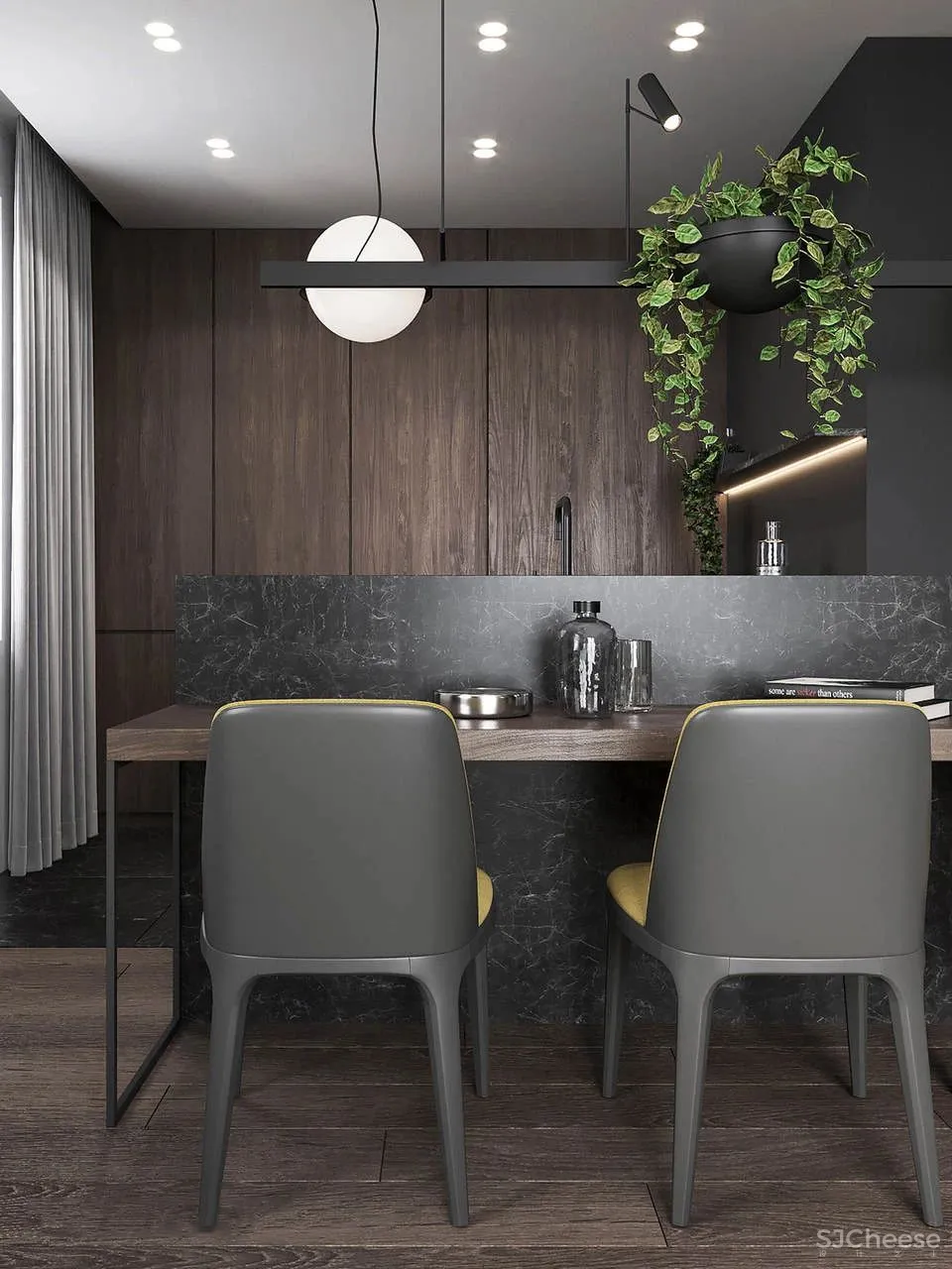 90后职业赛车手的家,62㎡住出单身贵族范儿!