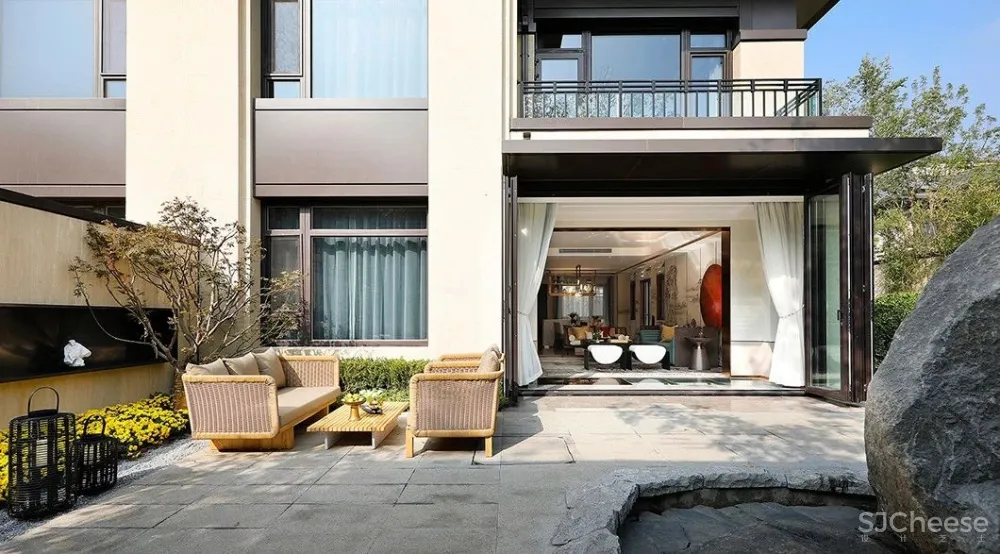 530㎡联排别墅,超美还是新中式!