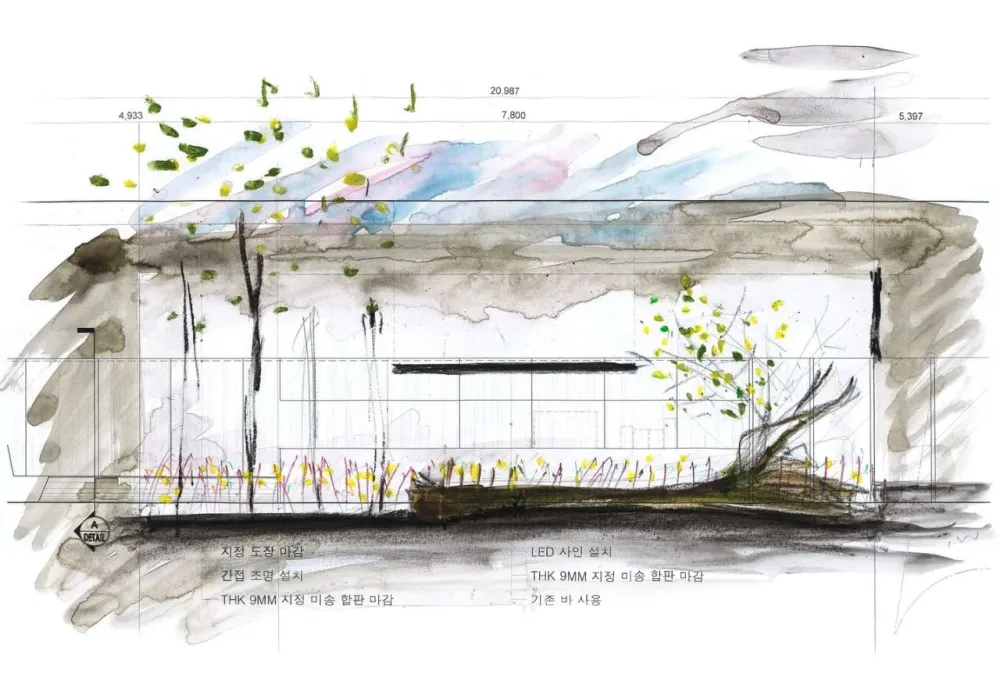 LEEDO SAU咖啡店,城市中‘抽离’空间 ATMOROUND