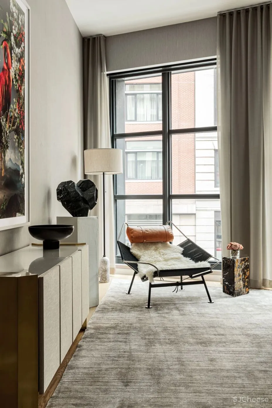 纽约TRIBECA的多彩嬉戏公寓