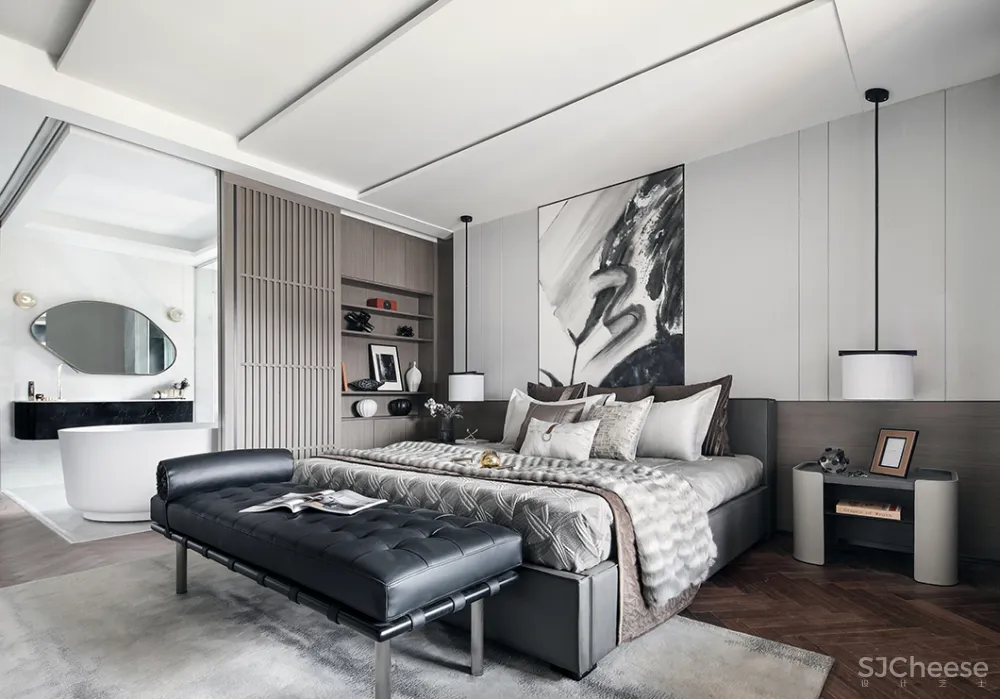 200㎡简雅高级灰，气质非凡的设计格调！