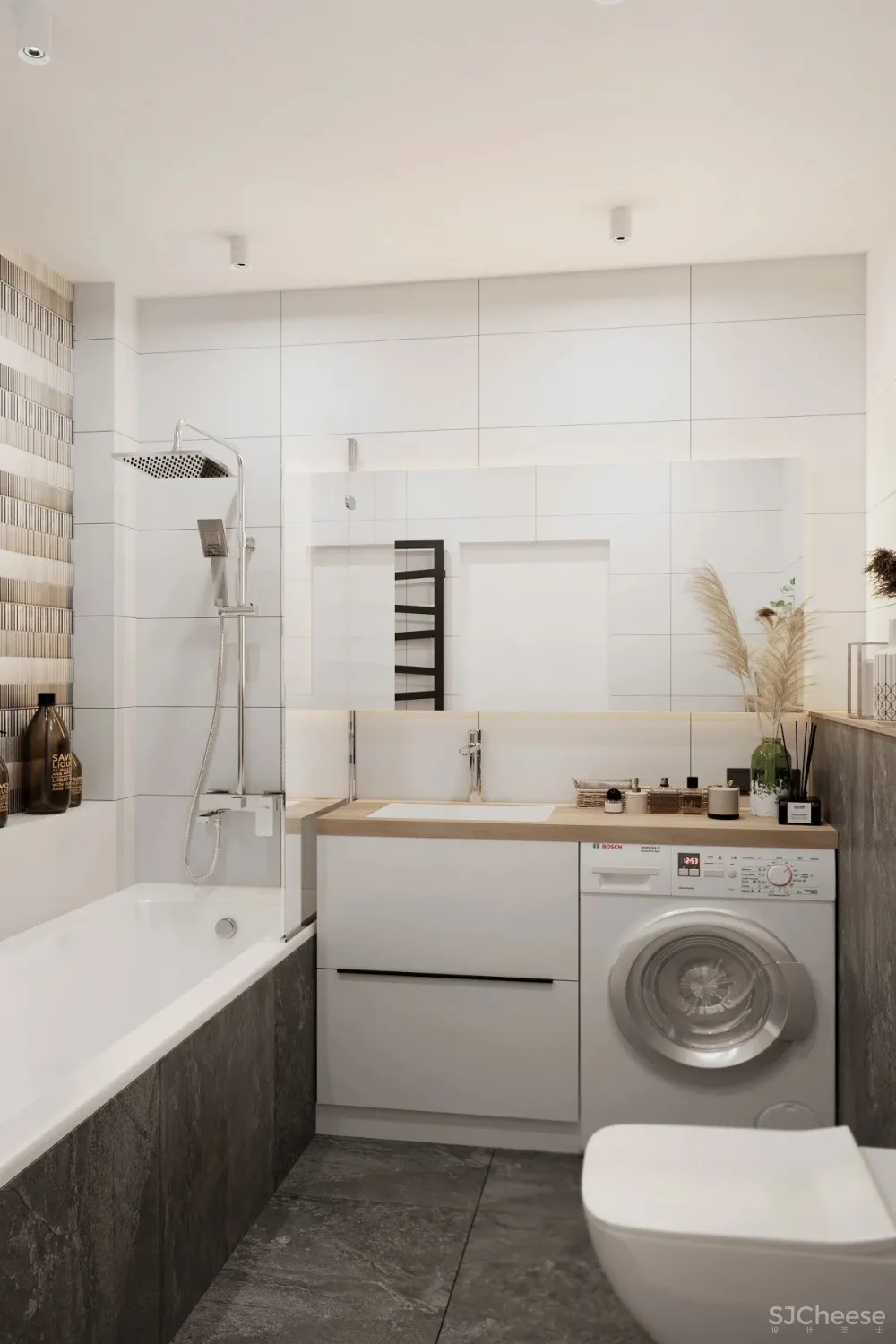 48㎡单身男人的地方,简约时尚!