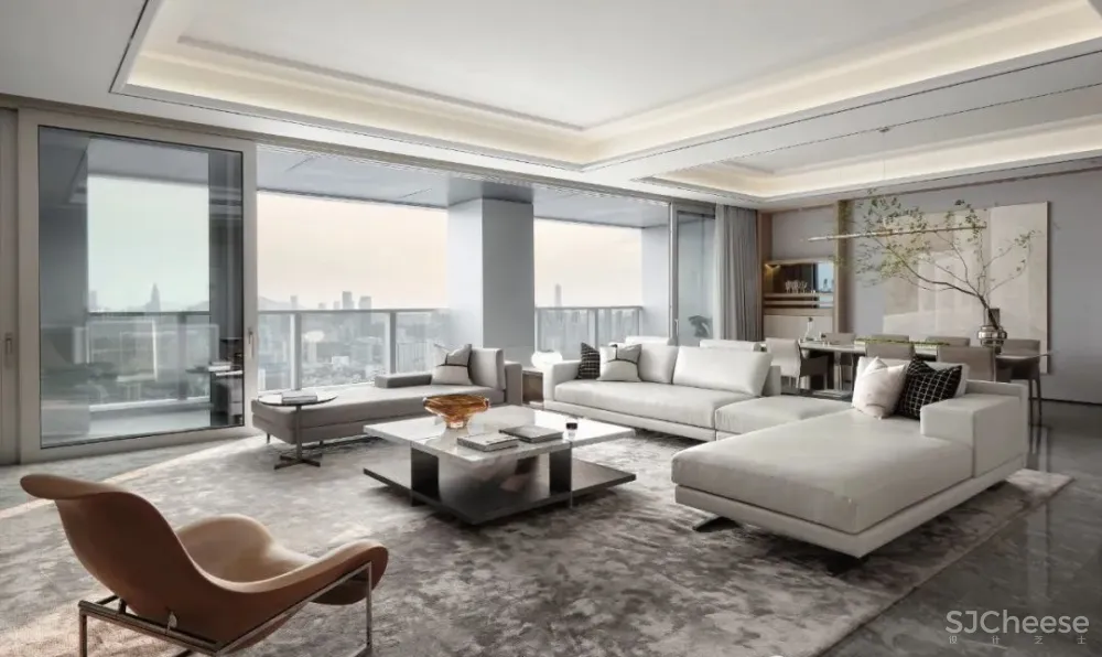 梁志天-梁景华硬装 葛亚曦软装 深圳侨城一号顶级豪宅 A户型304㎡E户型248㎡