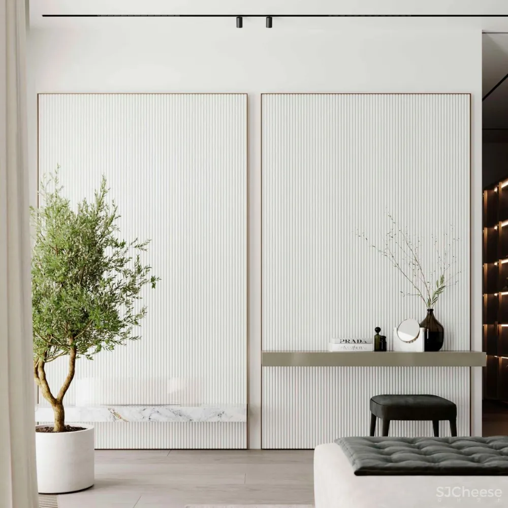 简约清新的自然新居,充满仪式感的平层大宅