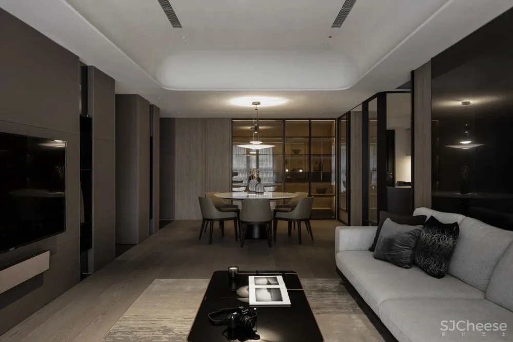 160㎡平层设计,高级灰这样用才叫高级