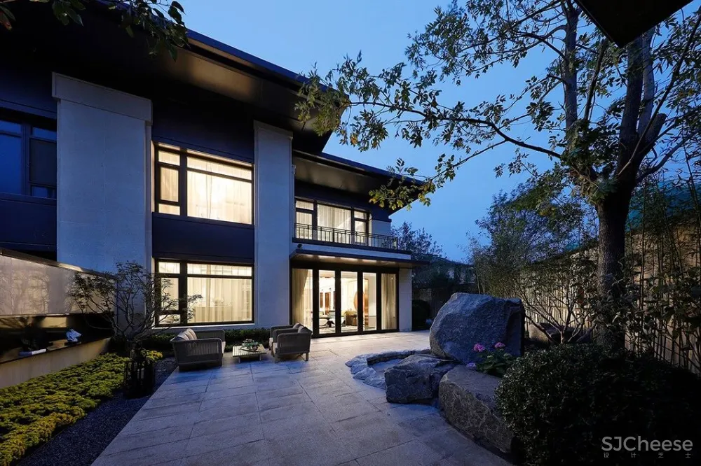 530㎡联排别墅,超美还是新中式!