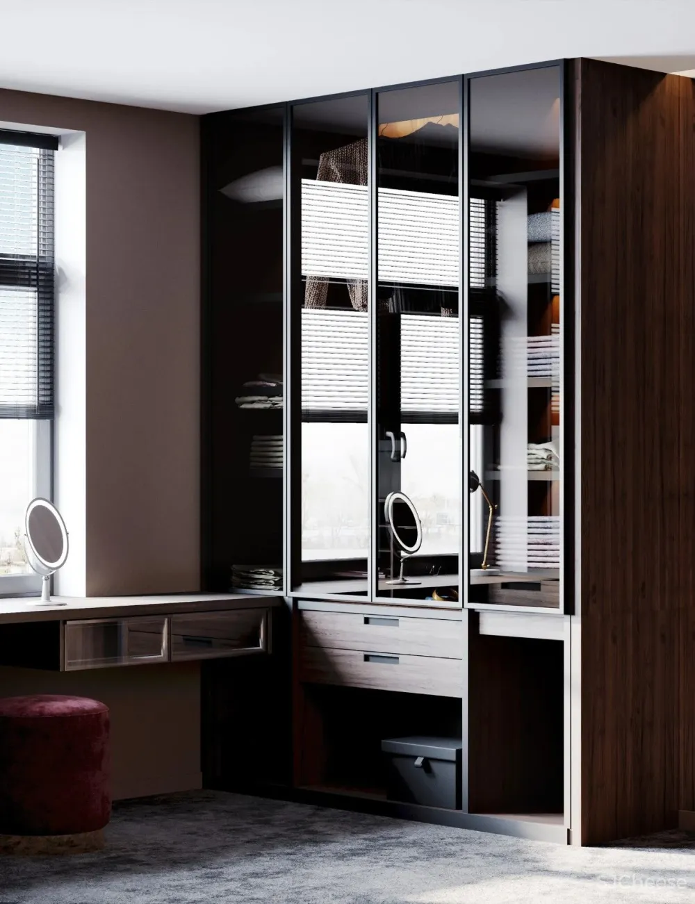 86㎡优雅紫私宅，令人无法抗拒的知性美！