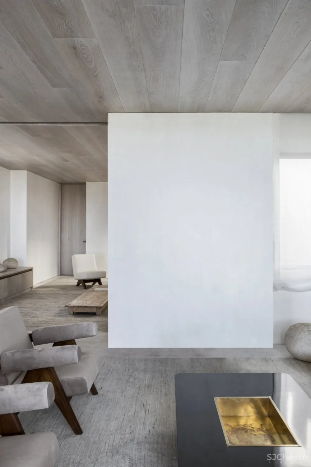 极简中性色住宅,简约质朴 OOAA Architecture