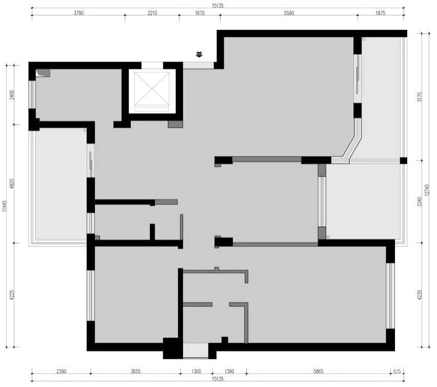 200㎡住宅 流动的光线 赋予生活诗意