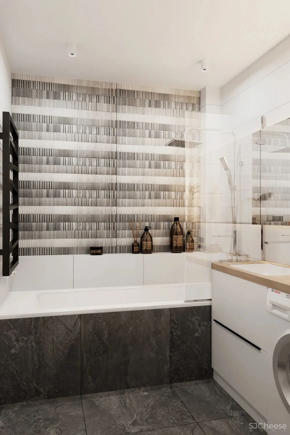 48㎡单身男人的地方,简约时尚!