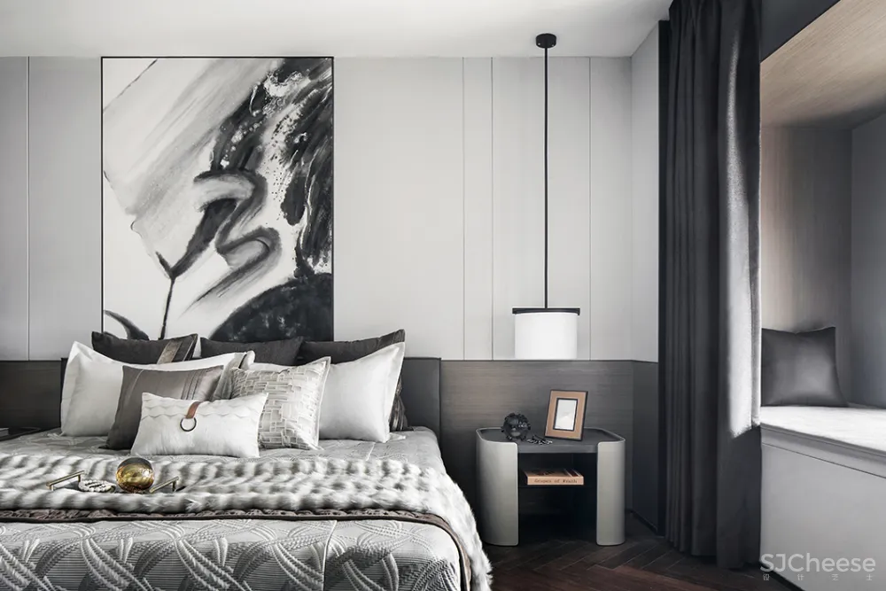 200㎡简雅高级灰，气质非凡的设计格调！