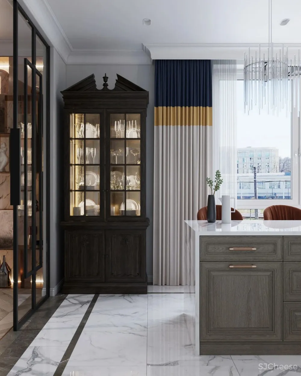 灰白 木色,尽显高雅知性!