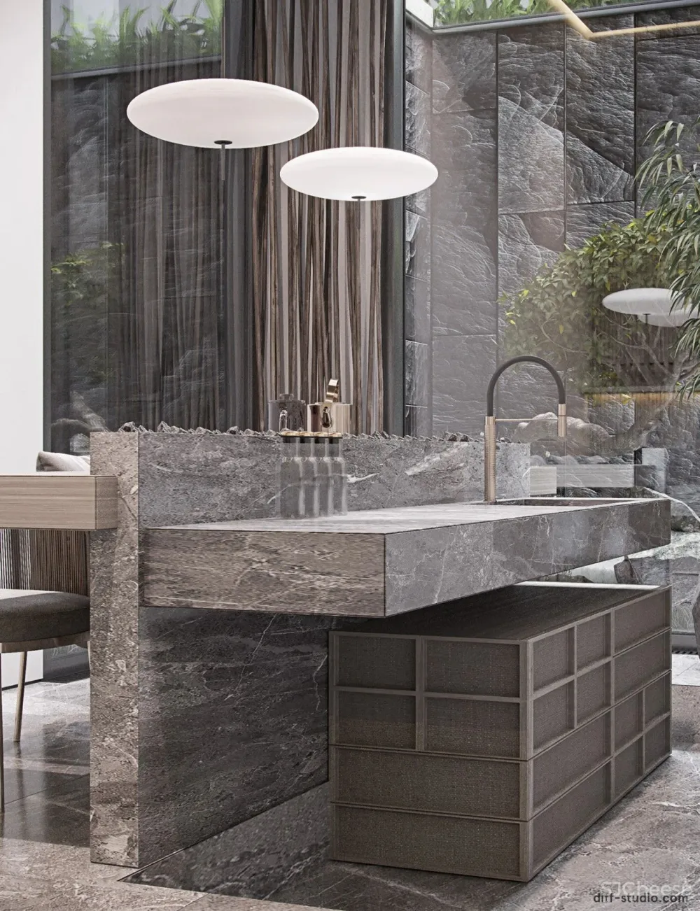 Diff新作 北京轻奢私宅,质感满分!