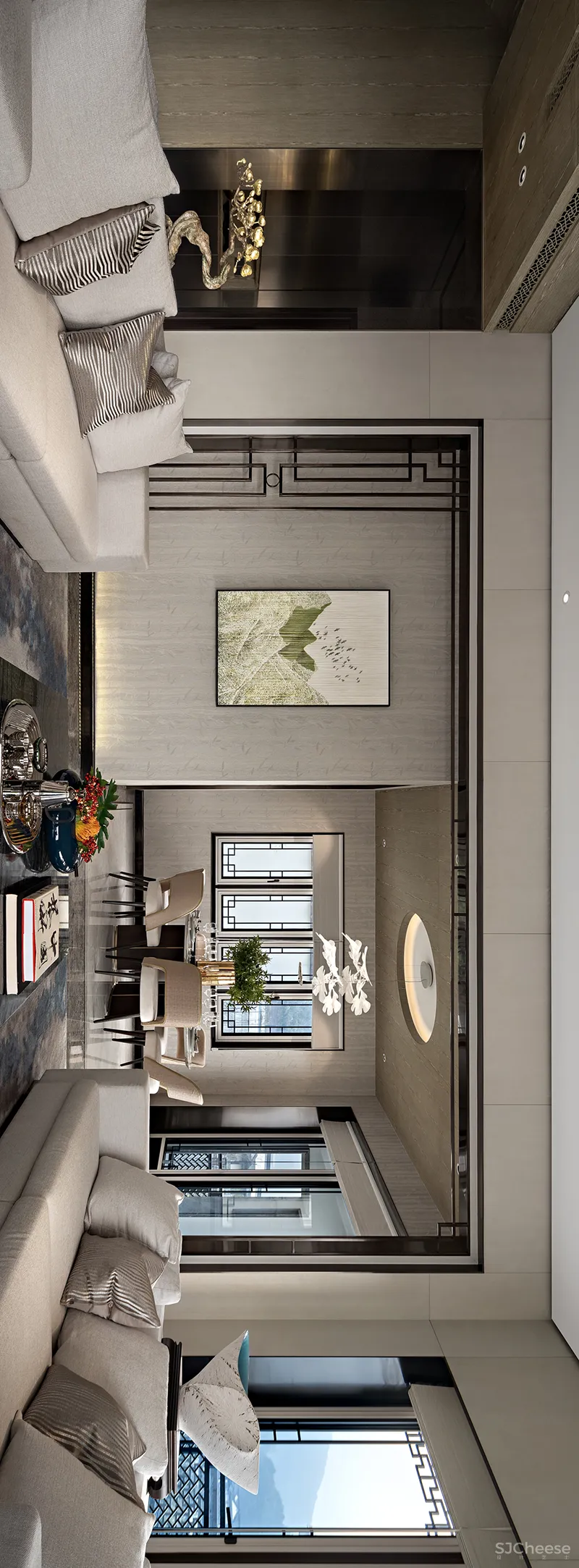 462㎡中式庭院,生活的每一步都很艺术!