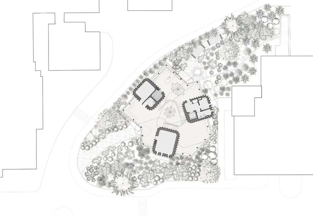 Heatherwick 新作‘麦琪癌症护理中心’，三座‘花盆’