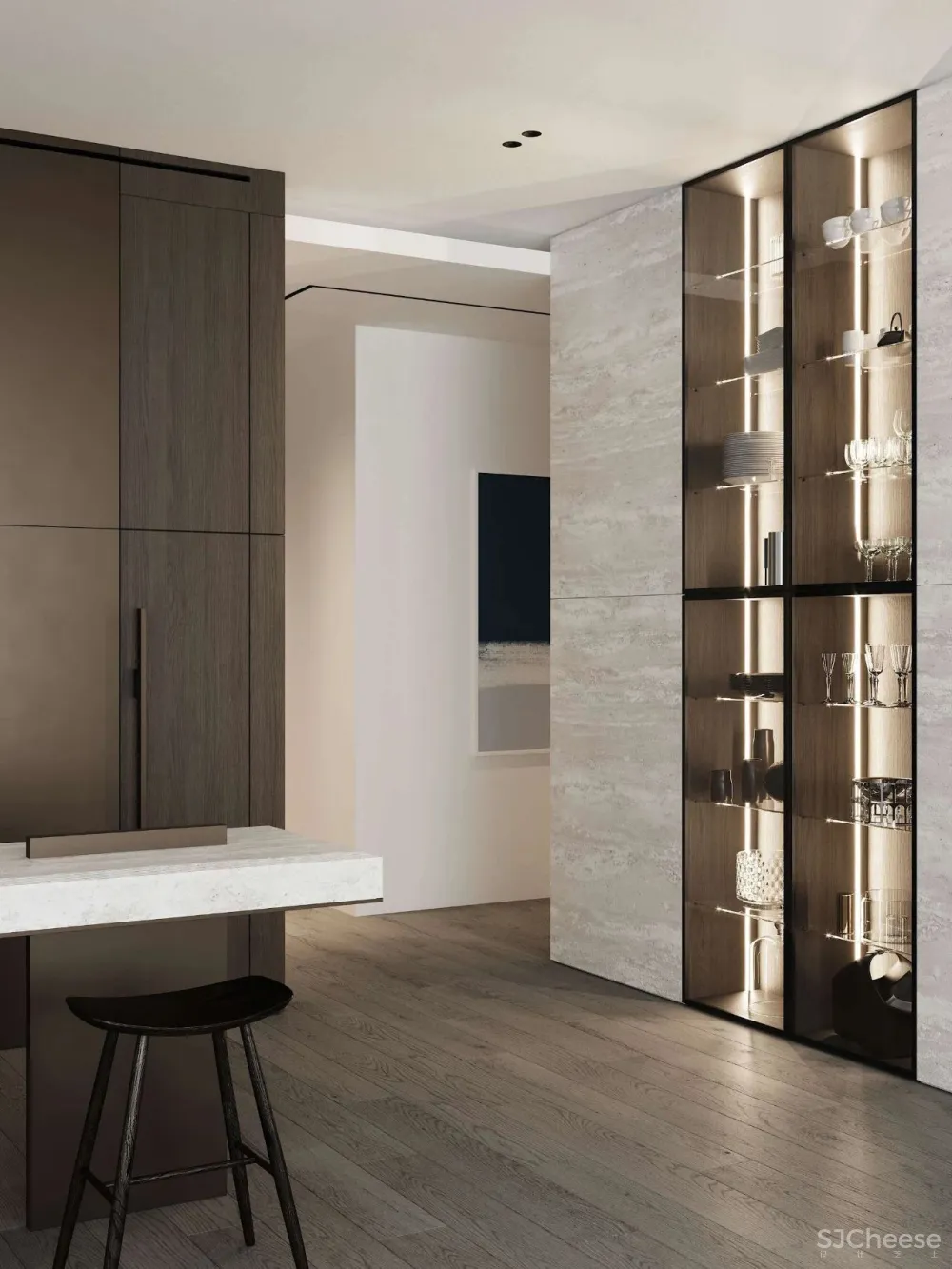 简约清新的自然新居,充满仪式感的平层大宅