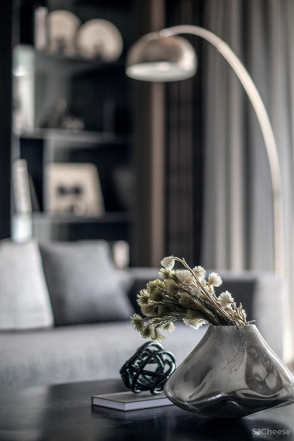 200㎡简雅高级灰，气质非凡的设计格调！