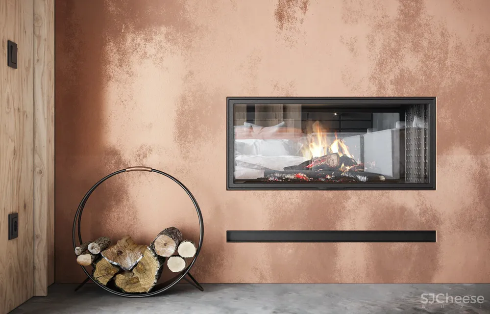 砖墙 木饰面，工业风这样设计超有范