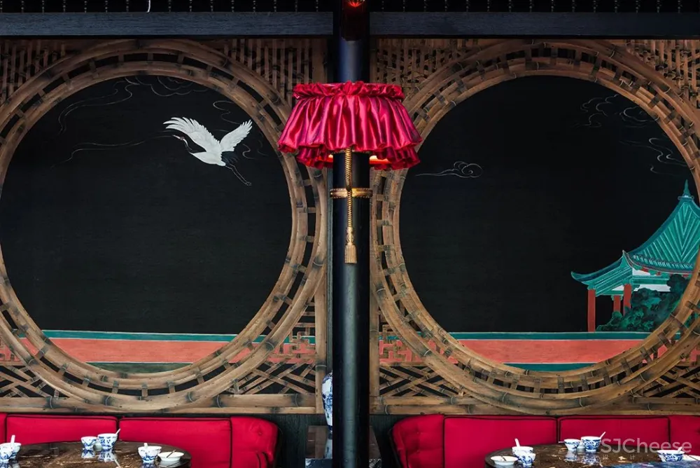 弄设计:得云茶楼成都太古里店,一幅美丽的画卷!