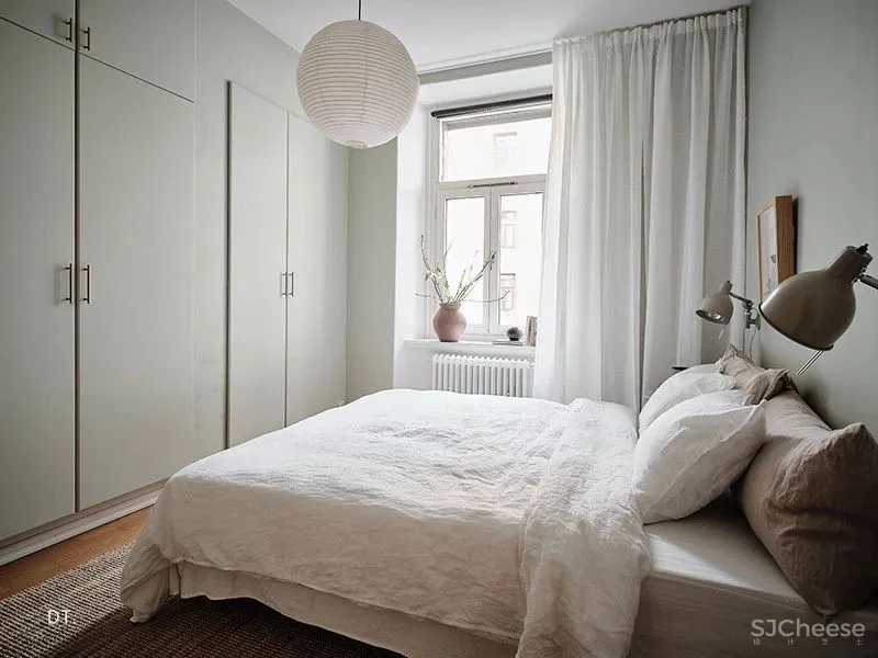 小户型·64㎡ 莫兰迪绿 原木公寓