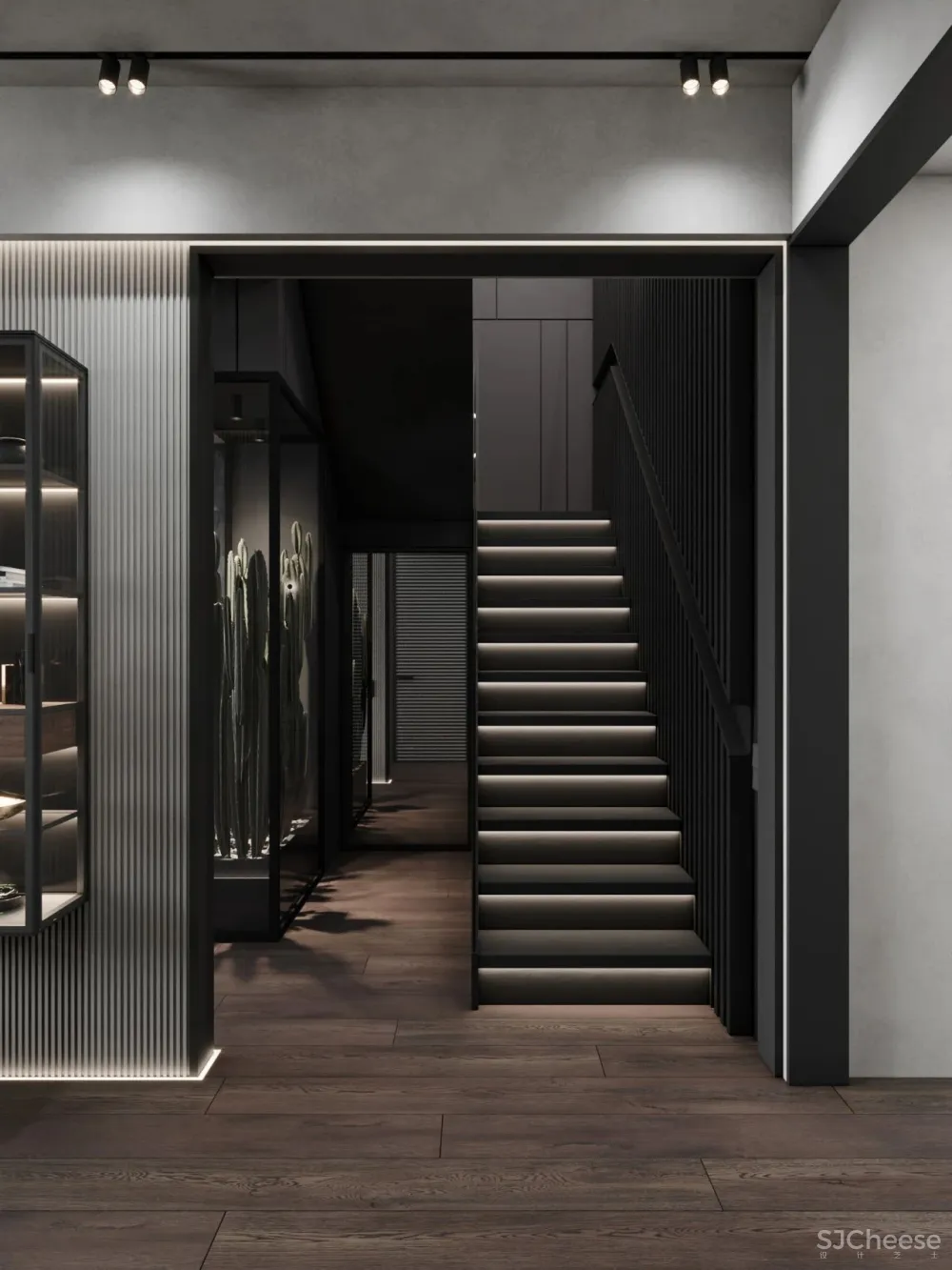 147㎡带露台的顶层复式 高级灰,气场一流!