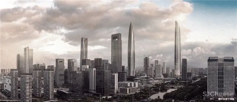 “光给予影的存在,影赋予光的生命” 中银大厦