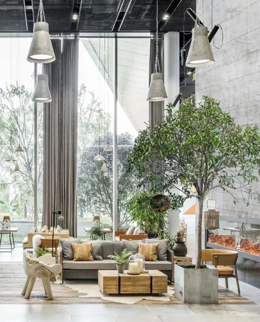 水泥墙，安之若素的静谧美学格调