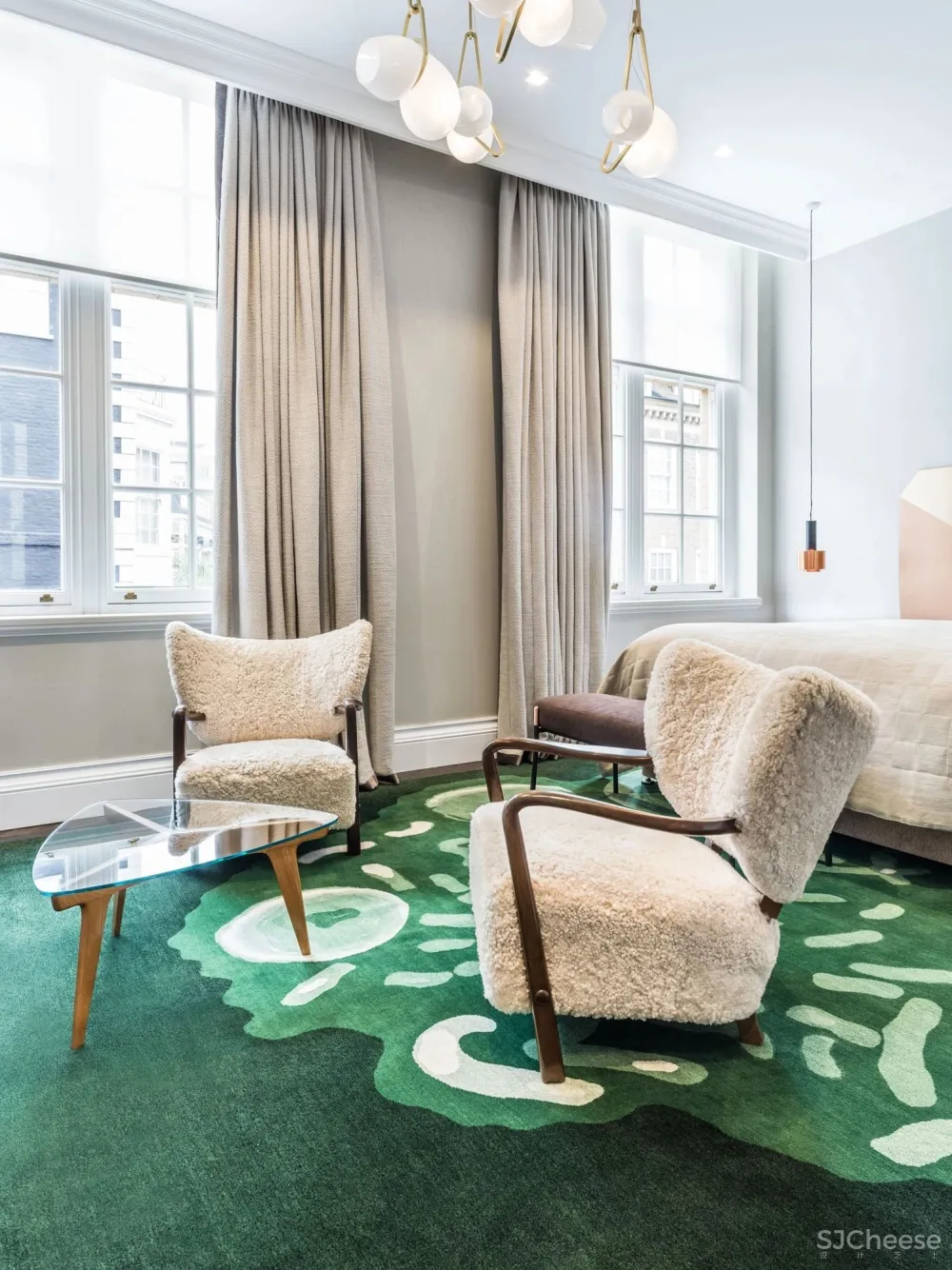 【搭-配】South Audley Street Apartment 艺术与功能性的完美结合